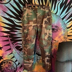 Men military camo pants